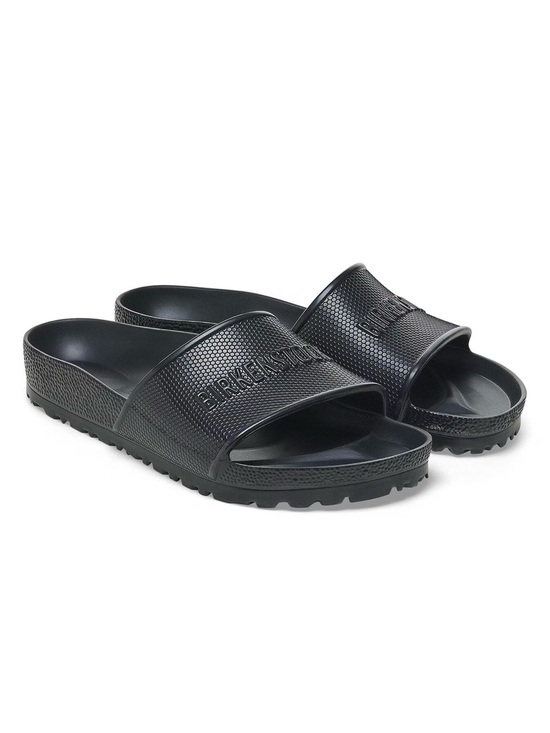 Birkenstock Shoes - Birkenstock Black EVA Slide Sandals